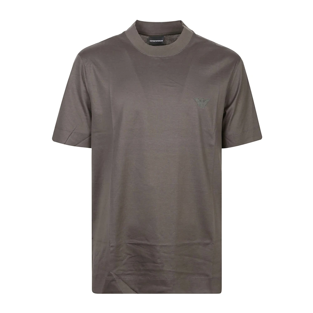 Emporio Armani Adelaar Logo Crew Neck T-shirt Gray Heren