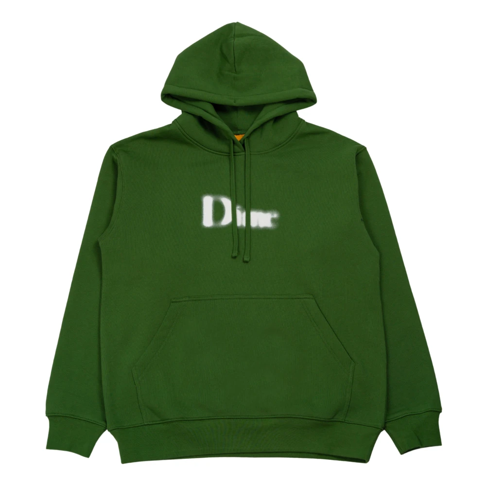 Dime Mtl Groene Olijf Hoodie met Wazig Ontwerp Green Heren