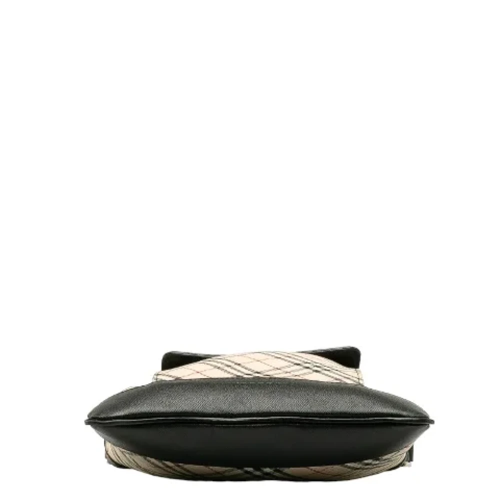 Burberry Vintage Pre-owned Canvas shoulder-bags Beige Dames