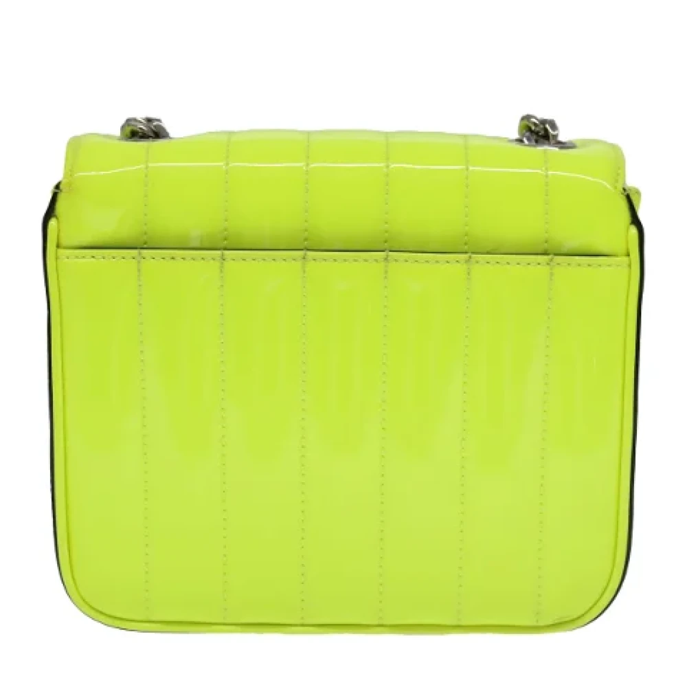 Saint Laurent Vintage Pre-owned Canvas shoulder-bags Green Dames