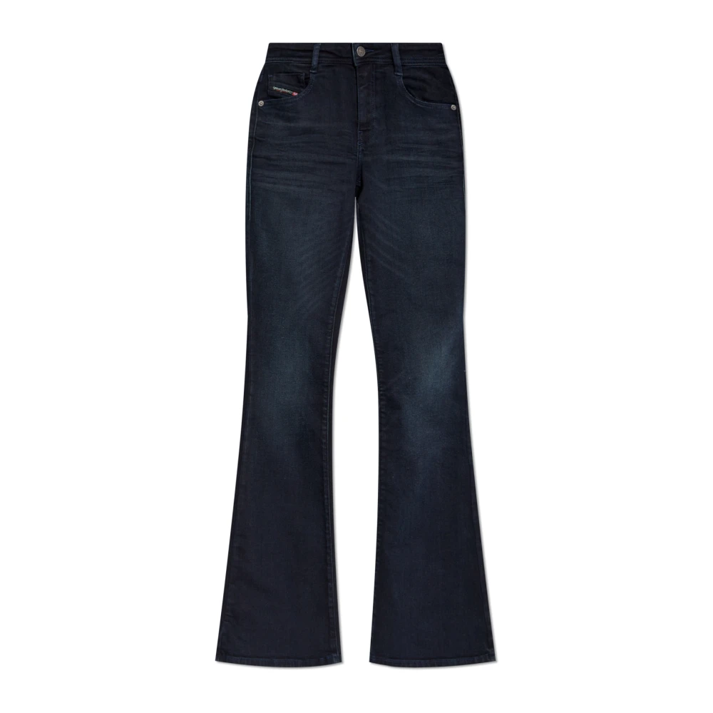 Diesel Kvinno Blå Jeans Dam, W27 L32, Bomull, Bootcut Jeans