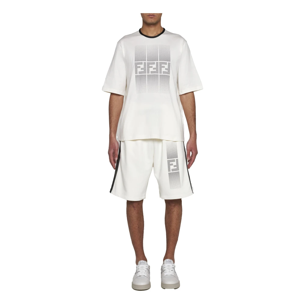 Fendi Natuurlijke T-shirts en Polos Beige Heren