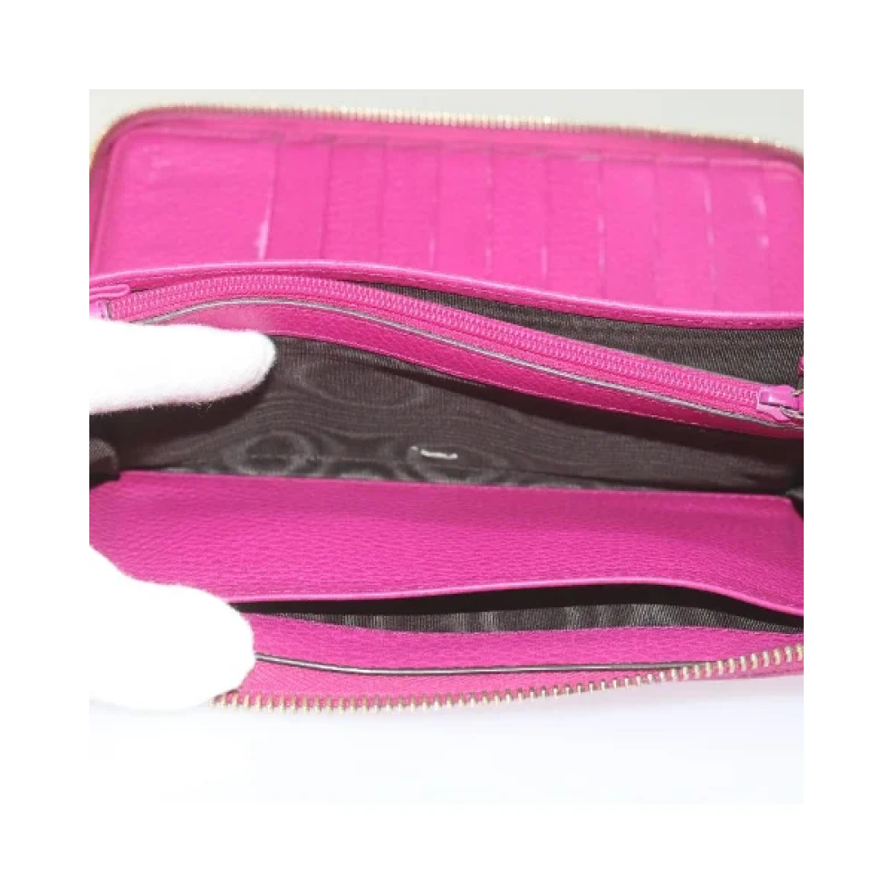 Gucci Vintage Pre-owned Leather wallets Pink Dames
