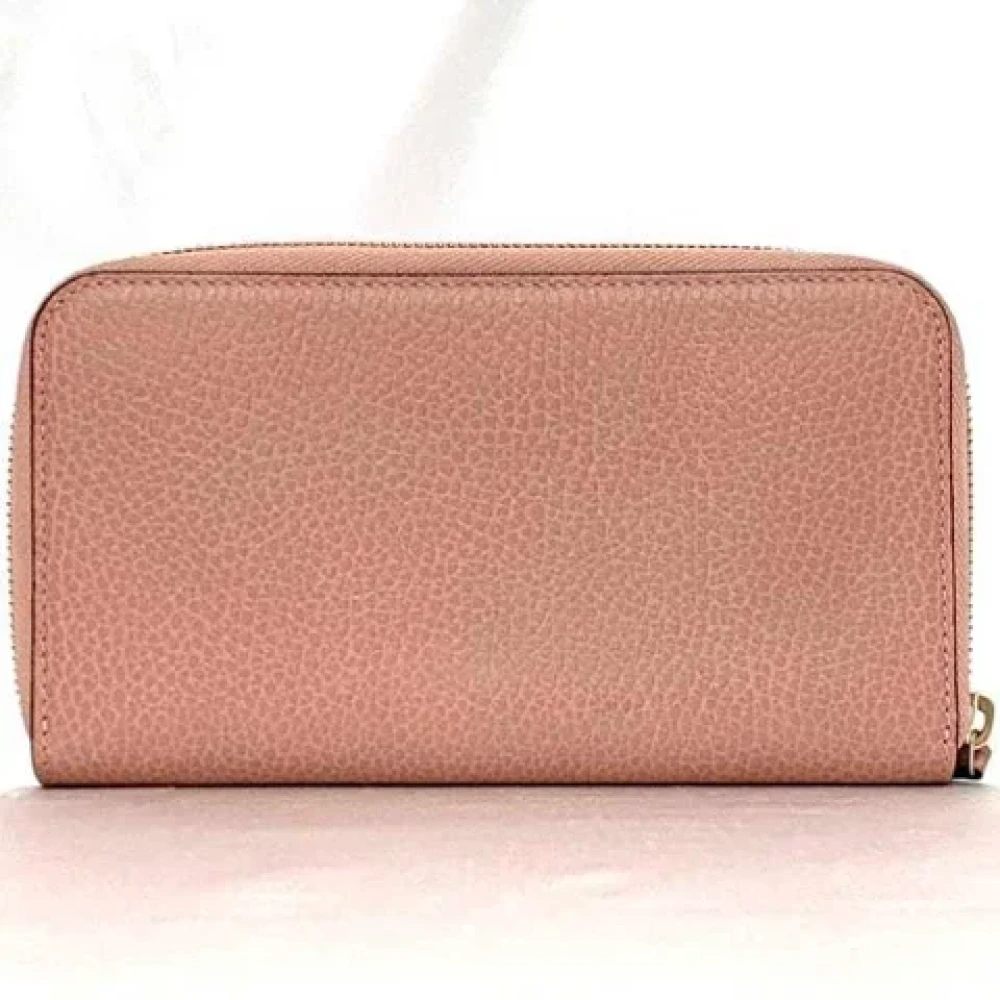 Gucci Vintage Pre-owned Leather wallets Pink Dames