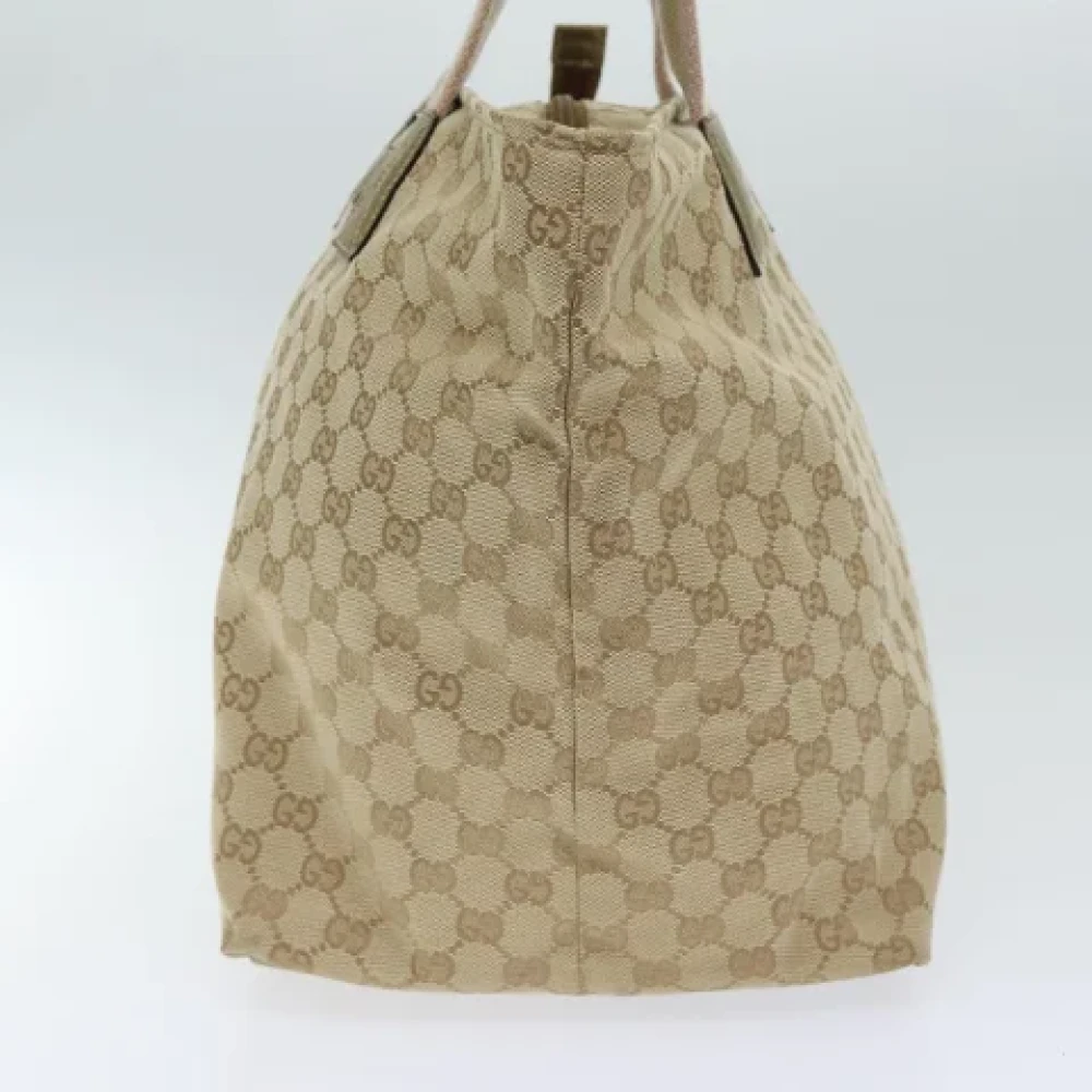 Gucci Vintage Pre-owned Canvas gucci-bags Yellow Dames