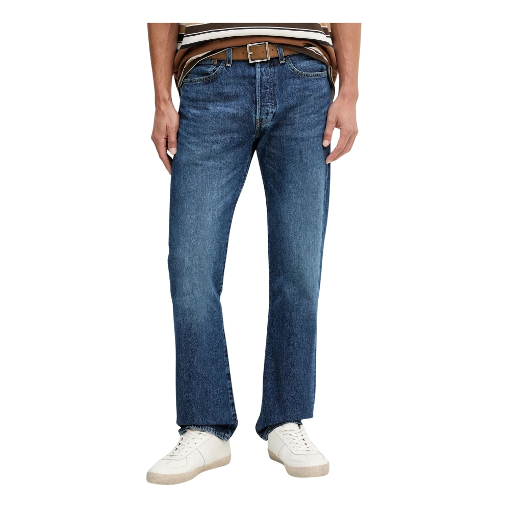 Levi's® Herren Jeans 501® Straight Fit Baumwolle 32/32 Jeansblau - Bild 8
