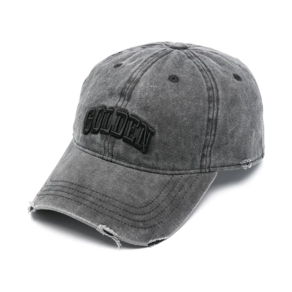 Golden Goose Distressed Geborduurde Pet Gray Dames