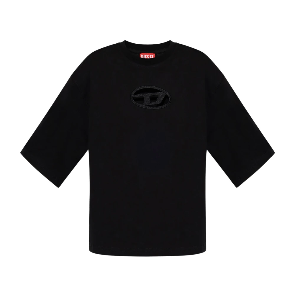 Diesel T-Rowy-Od T-shirt Black Dames