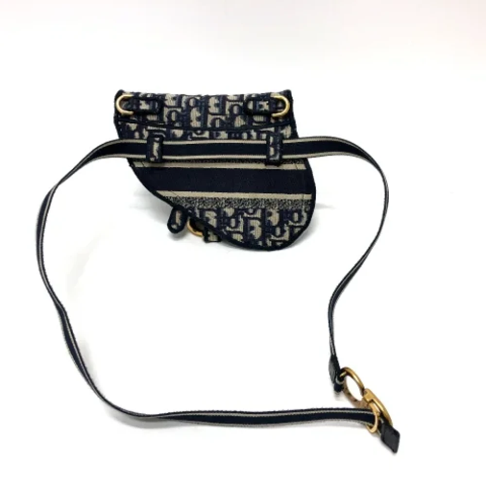 Dior Vintage Pre-owned Fabric dior-bags Blue Dames