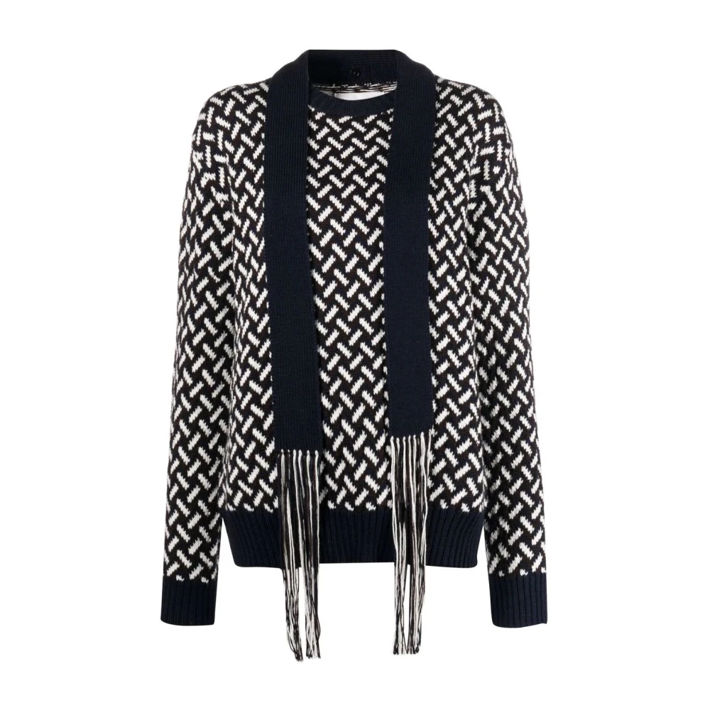 Jil Sander Multicolor Wol Trui Multicolor Dames