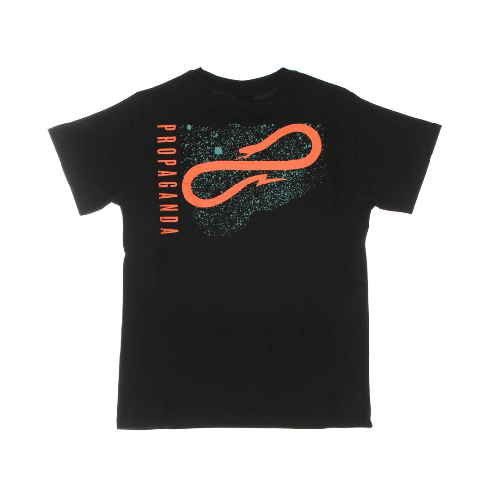Propaganda Zwarte Heren Tee Korte Mouw Black Heren