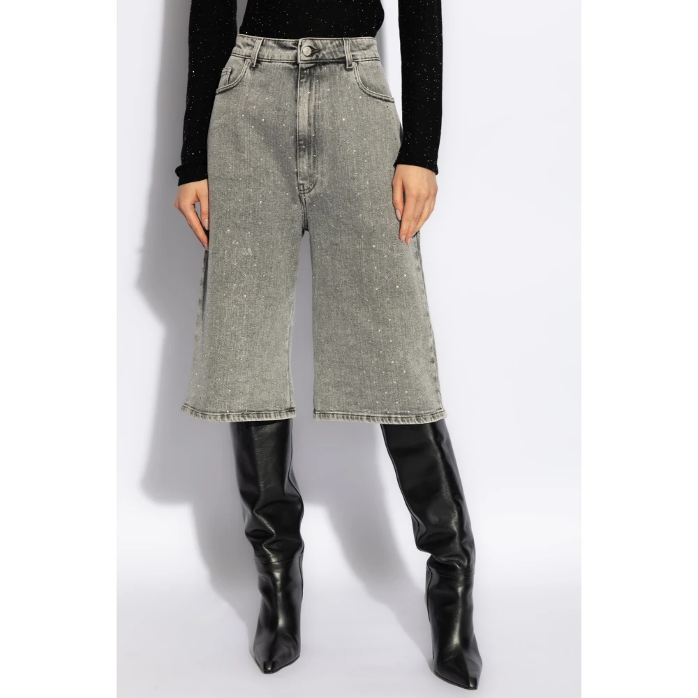 Fabiana Filippi Denim Bermudas Gray Dames