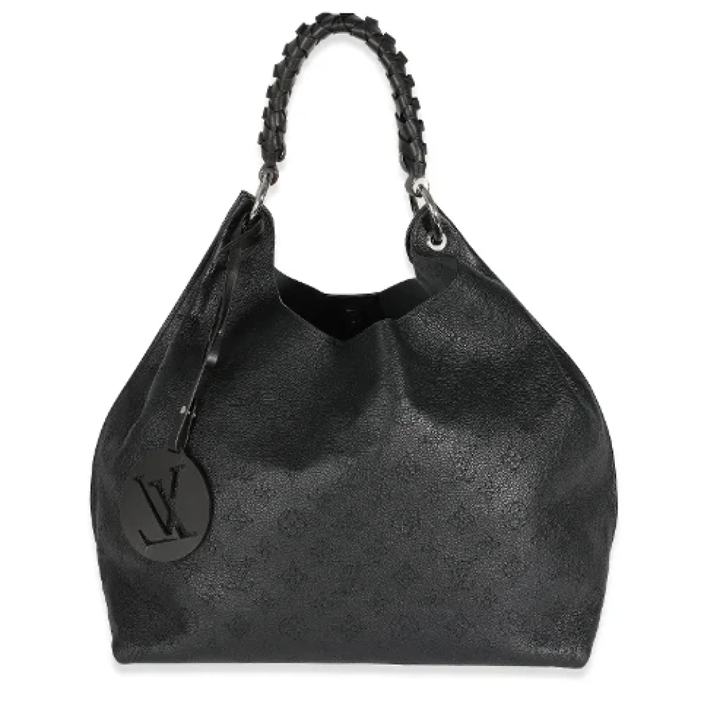 Louis Vuitton Vintage Pre-owned Leather handbags Black Dames