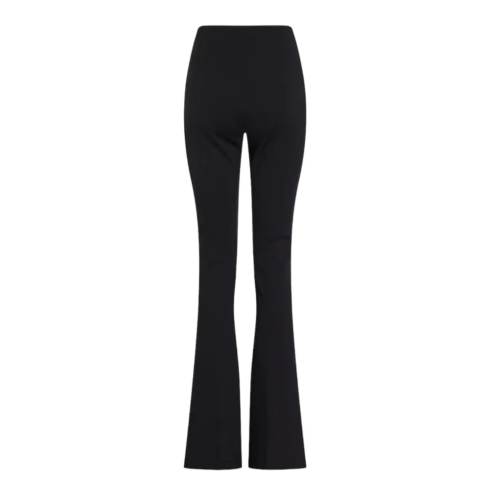 Calvin Klein Jeans Flare Leggings Lichtgewicht Ademend Materiaal Black Dames