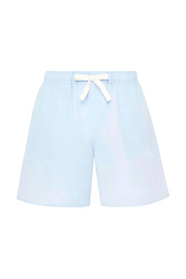 short-bleu-a-cordon-avec-poches