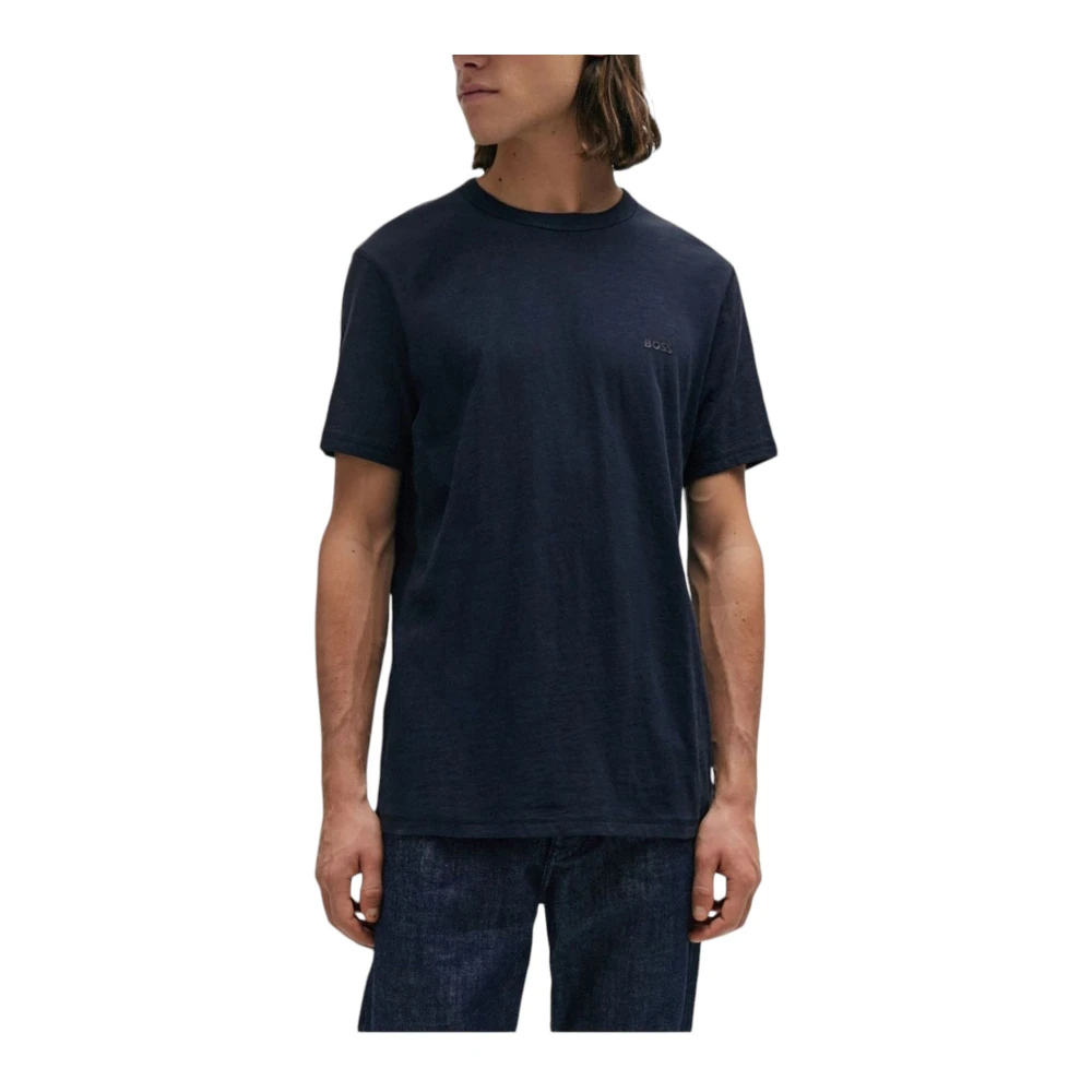 Hugo Boss Korte Mouw T-shirt Blue Heren