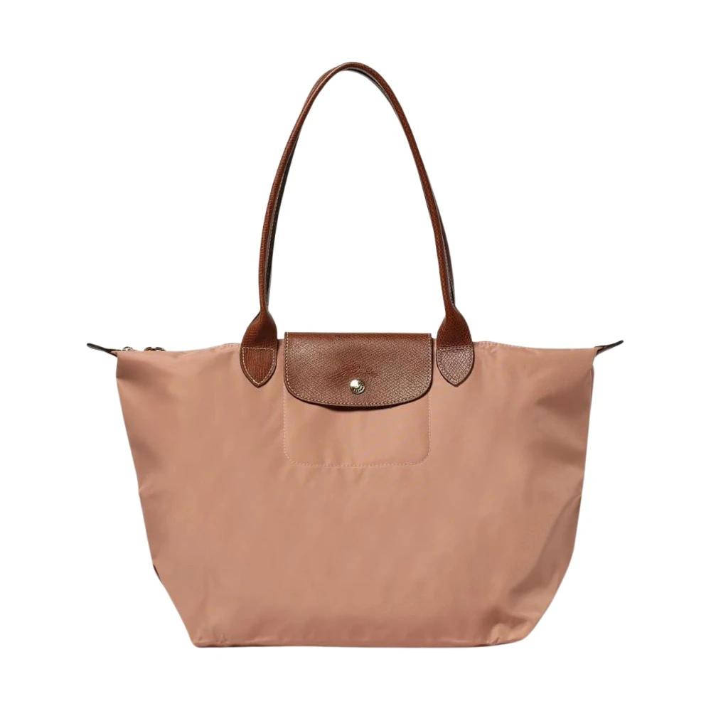 Longchamp Women's Pink Foldable Top Handle Tote Bag