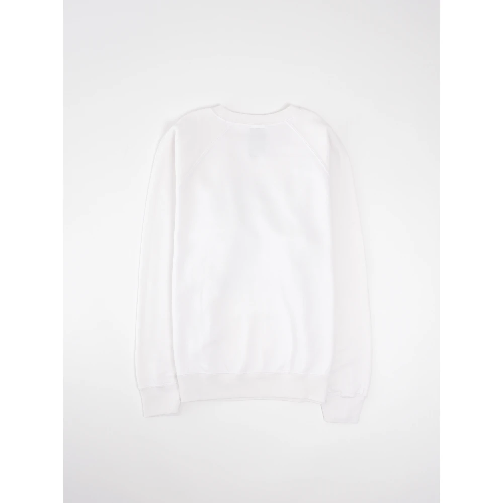Wild Donkey Vintage Coney Crew Sweatshirt White Heren