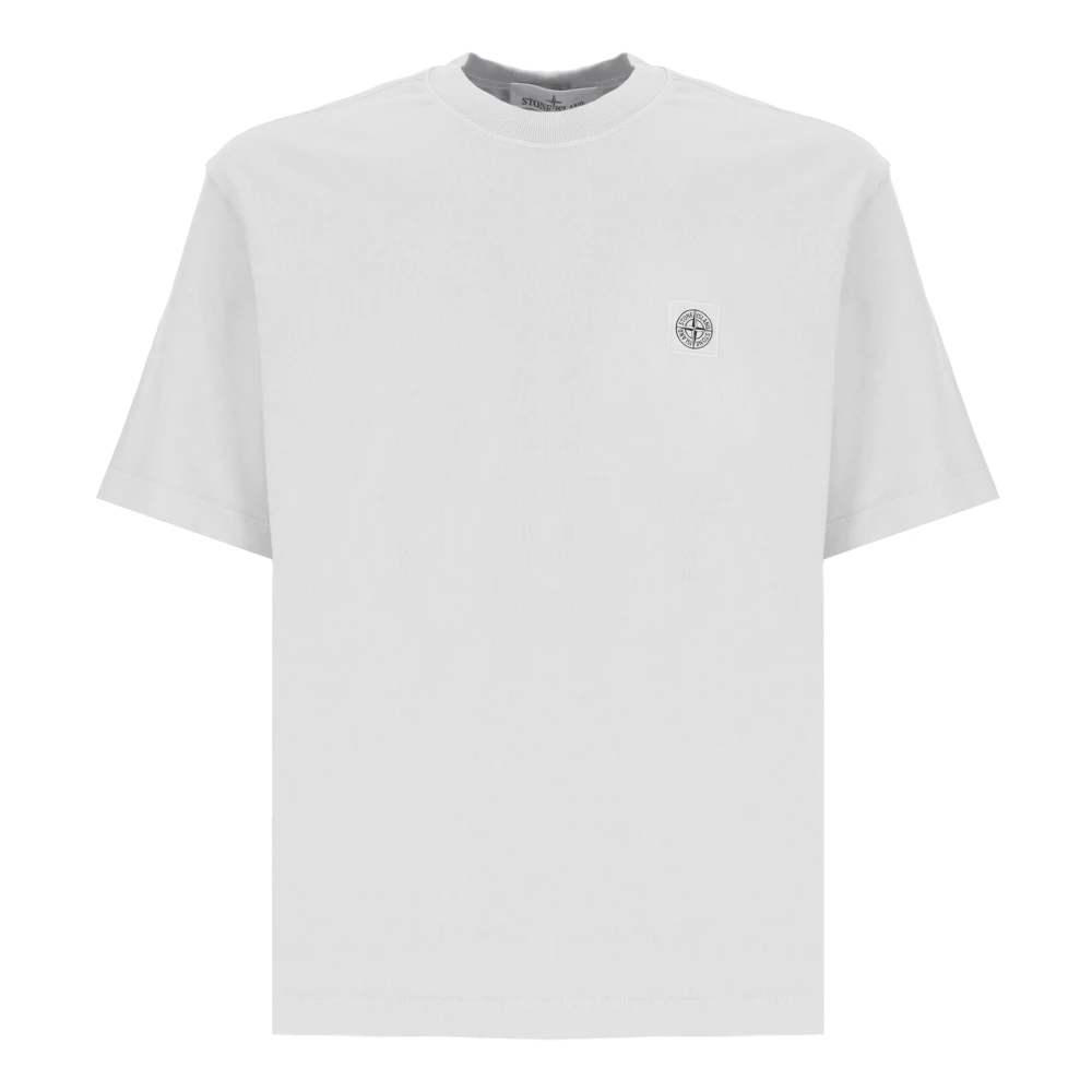 Stone Island Lichtblauw T-shirt en Polo Blue Heren