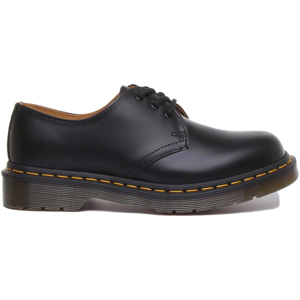 Dr. Martens Women's Black Laced Shoes, 3 Uk, 1461 3-Eye Shoe