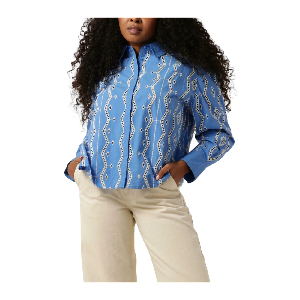 Suncoo Elegante Lydia Blouse Blue Dames