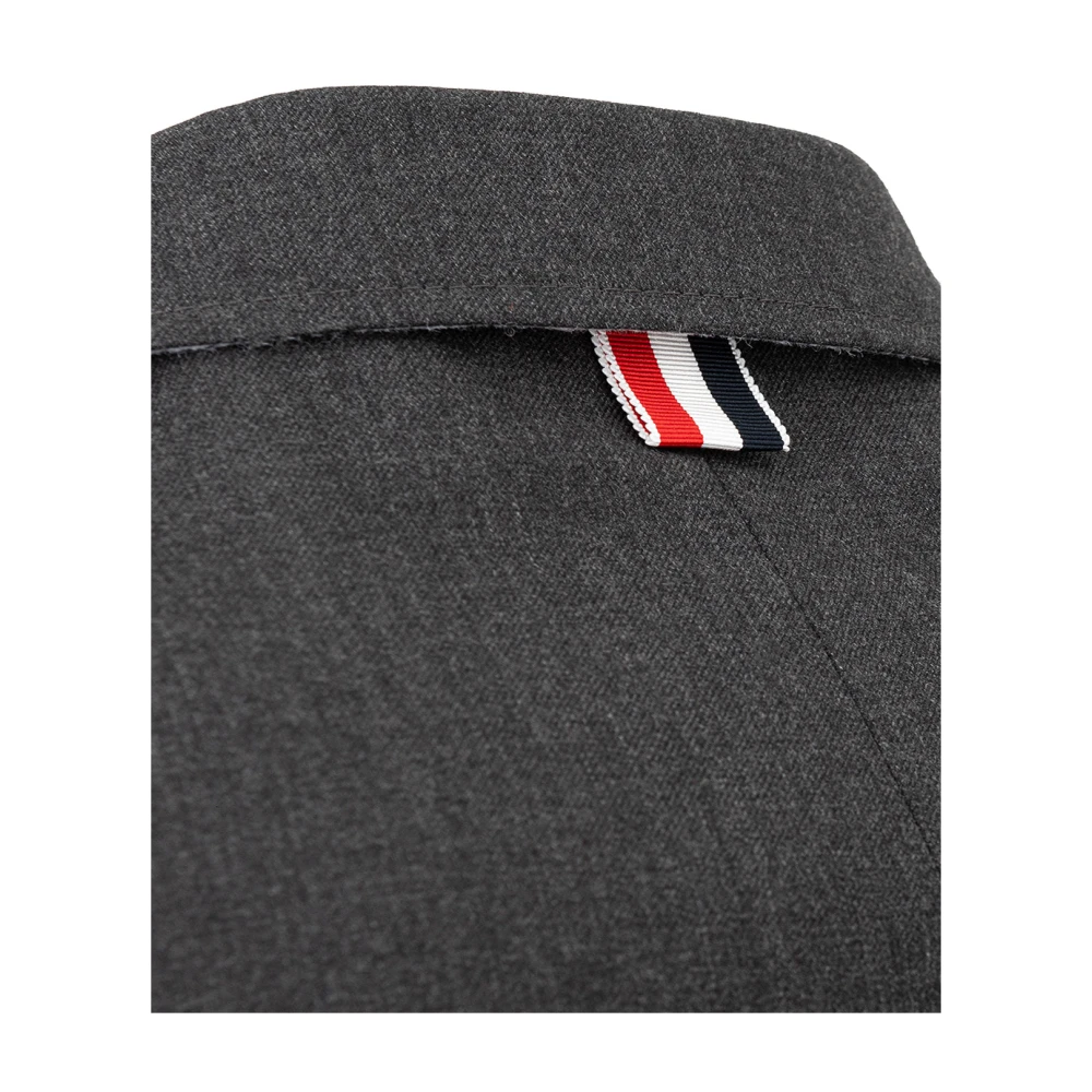 Thom Browne Grijze Chesterfield Overjas Gray Heren