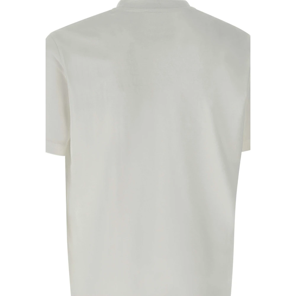Iceberg Heren Katoenen T-shirt Wit Ronde Hals White Heren