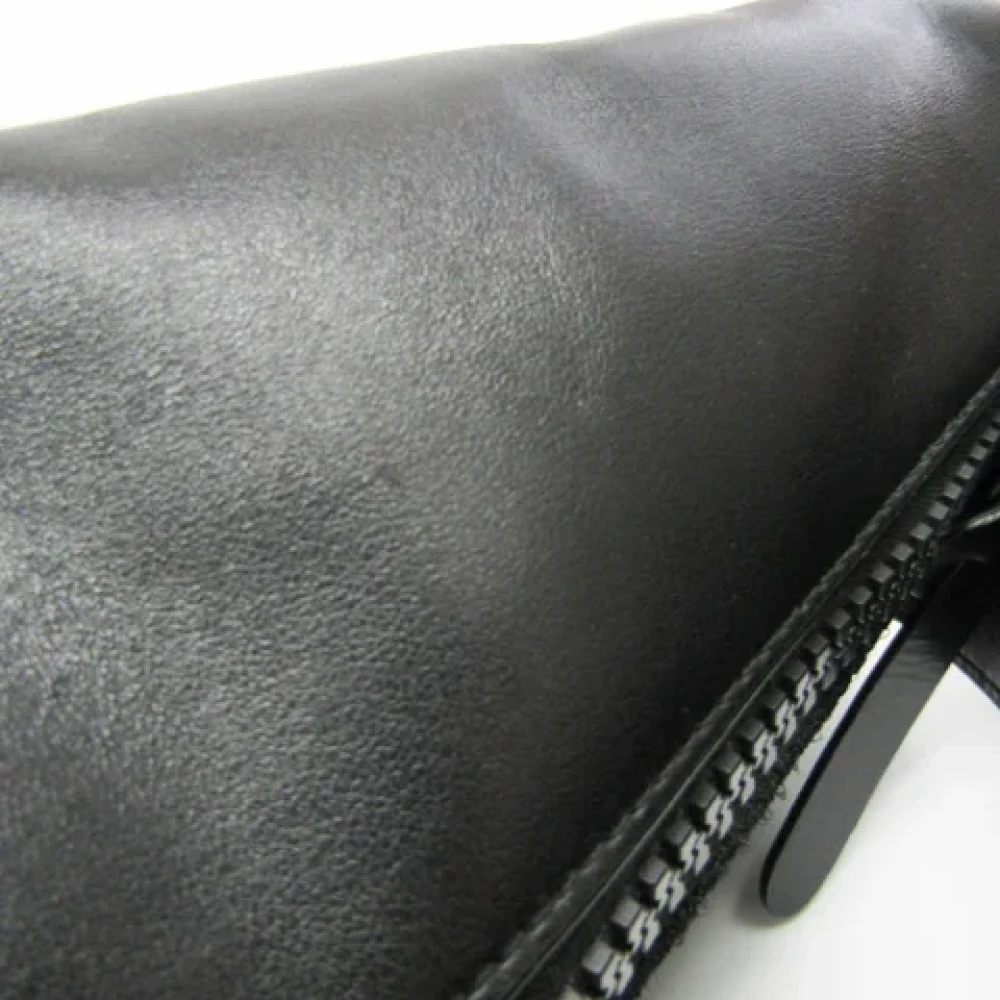 Coach Pre-owned Leather crossbody-bags Black Dames
