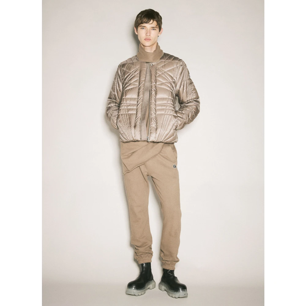 Moncler Gewatteerde Flight Down Jacket Gray Heren