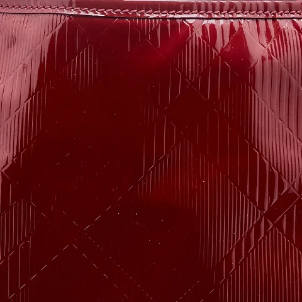 Burberry Vintage Pre-owned Leather totes Red Dames