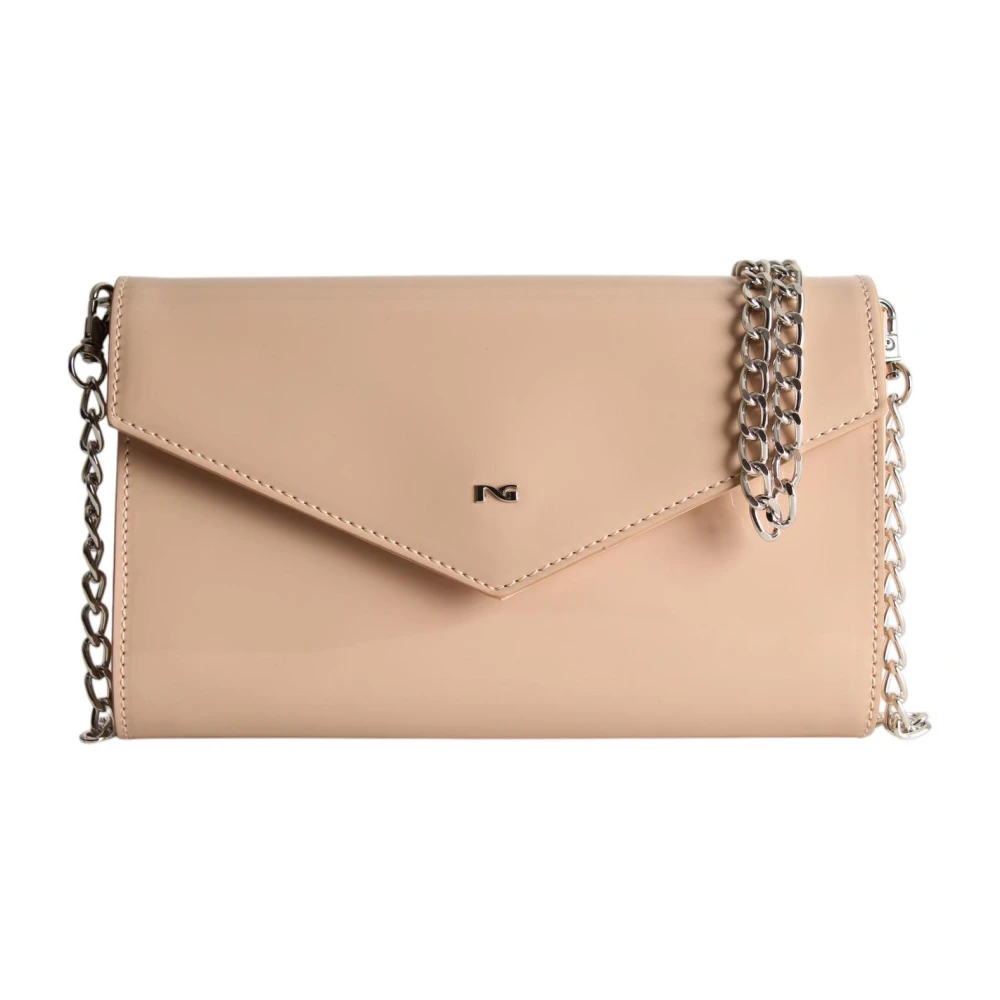 Nerogiardini Women's Beige Stylish Crossbody Bag