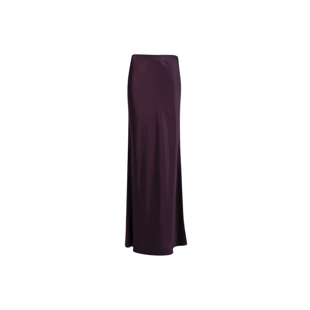 March23 Maxi-rok met bloemenprint Purple Dames