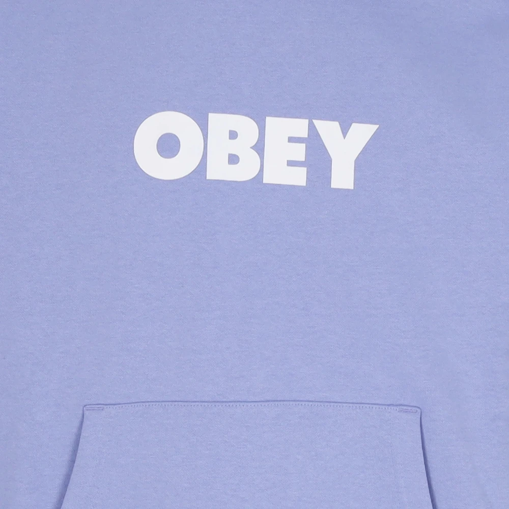Obey Premium Fleece Hoodie Digital Violet Purple Heren