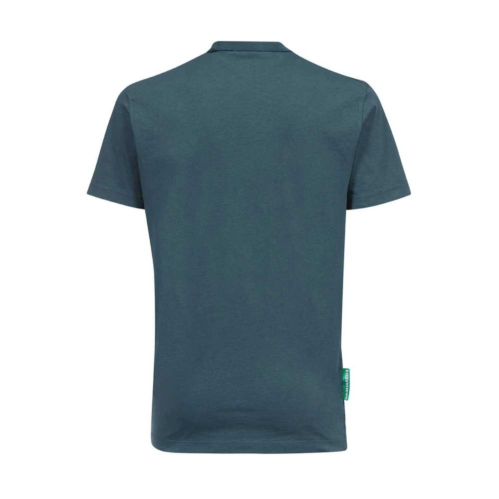 Dsquared2 Bedrukt Crew-neck T-shirt Green Heren