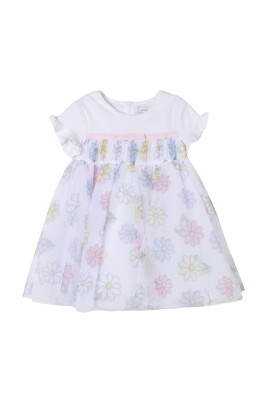 floral-tulle-dress-for-girls