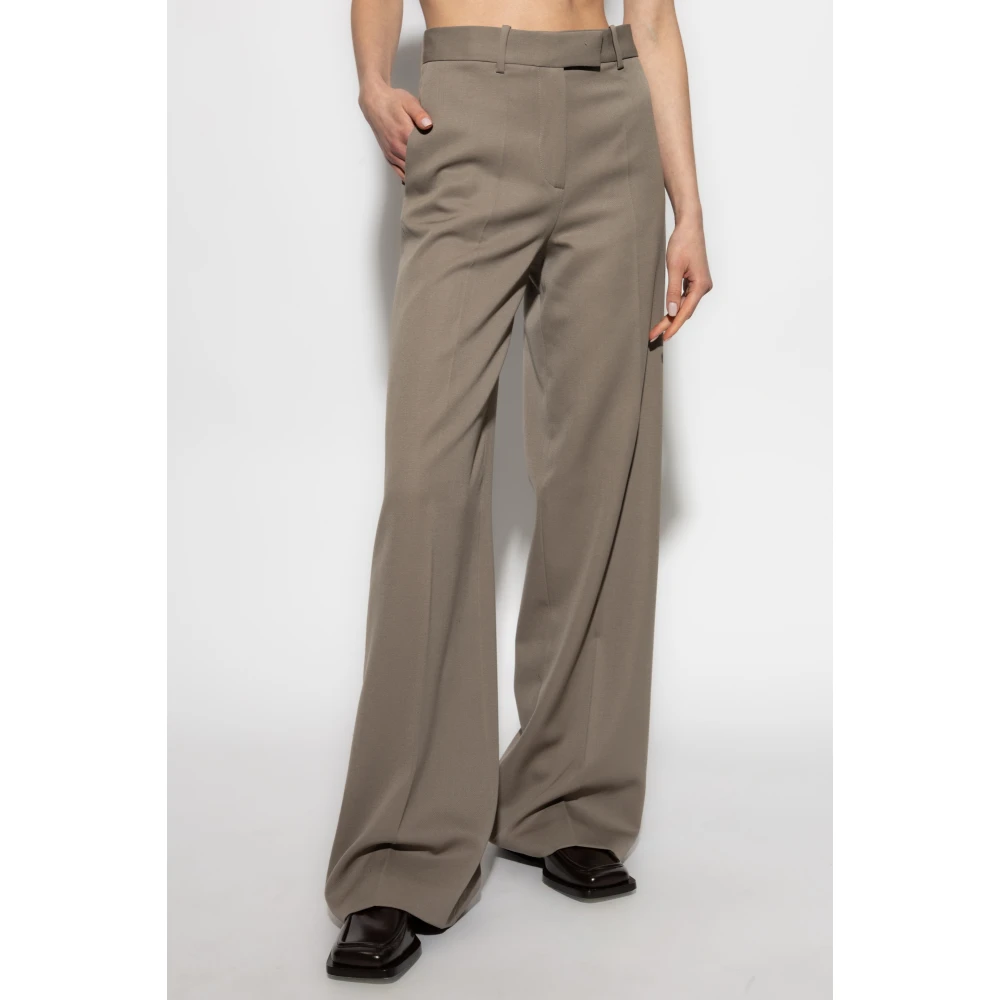 The Attico Wollen broek Gray Dames