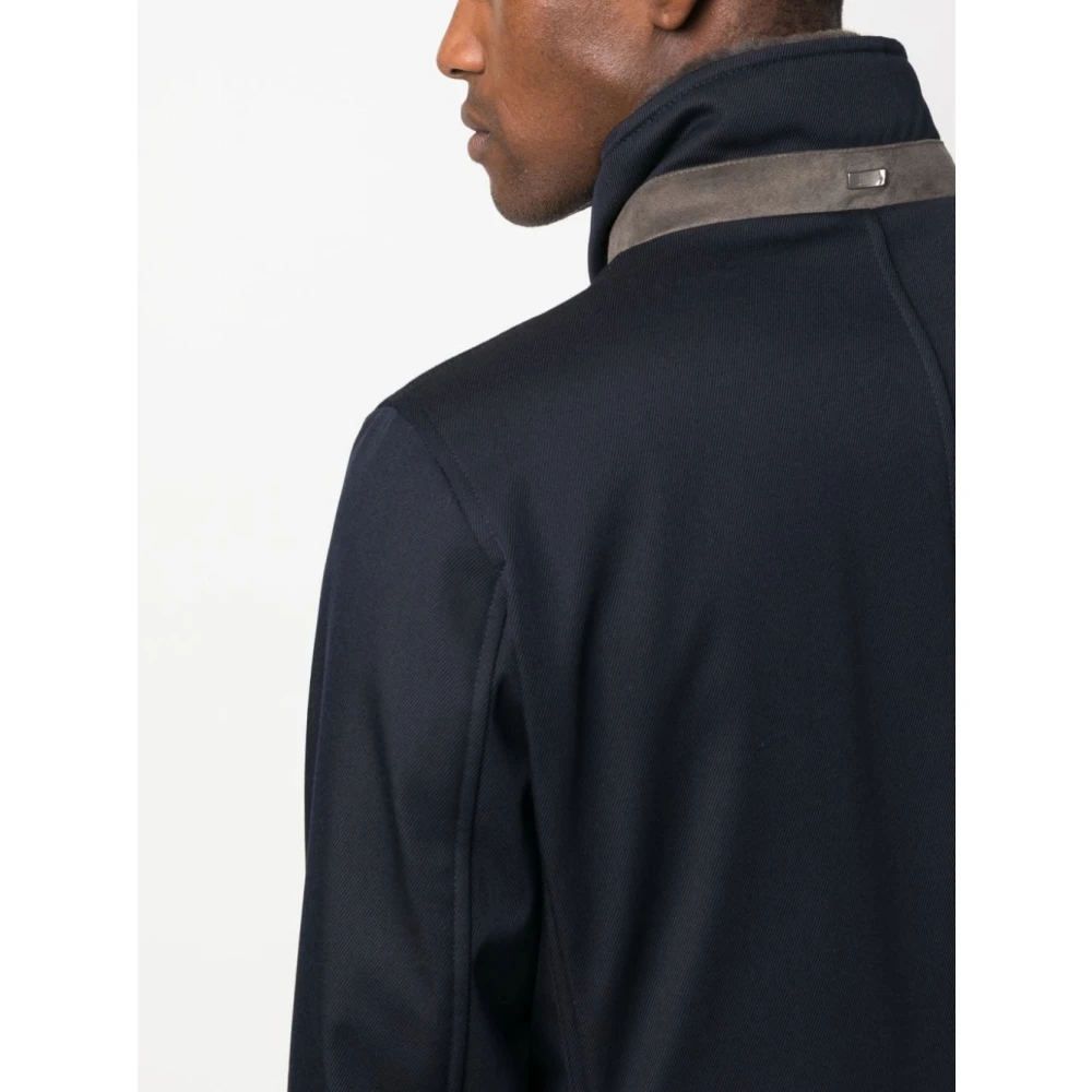 Herno Impermeabile 9200 BLU Jas Blue Heren