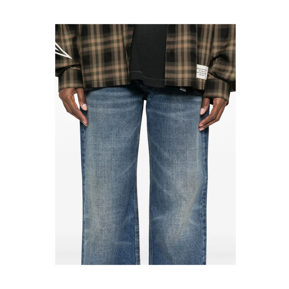 Haikure Indigo Blue Straight Jeans Blue Dames
