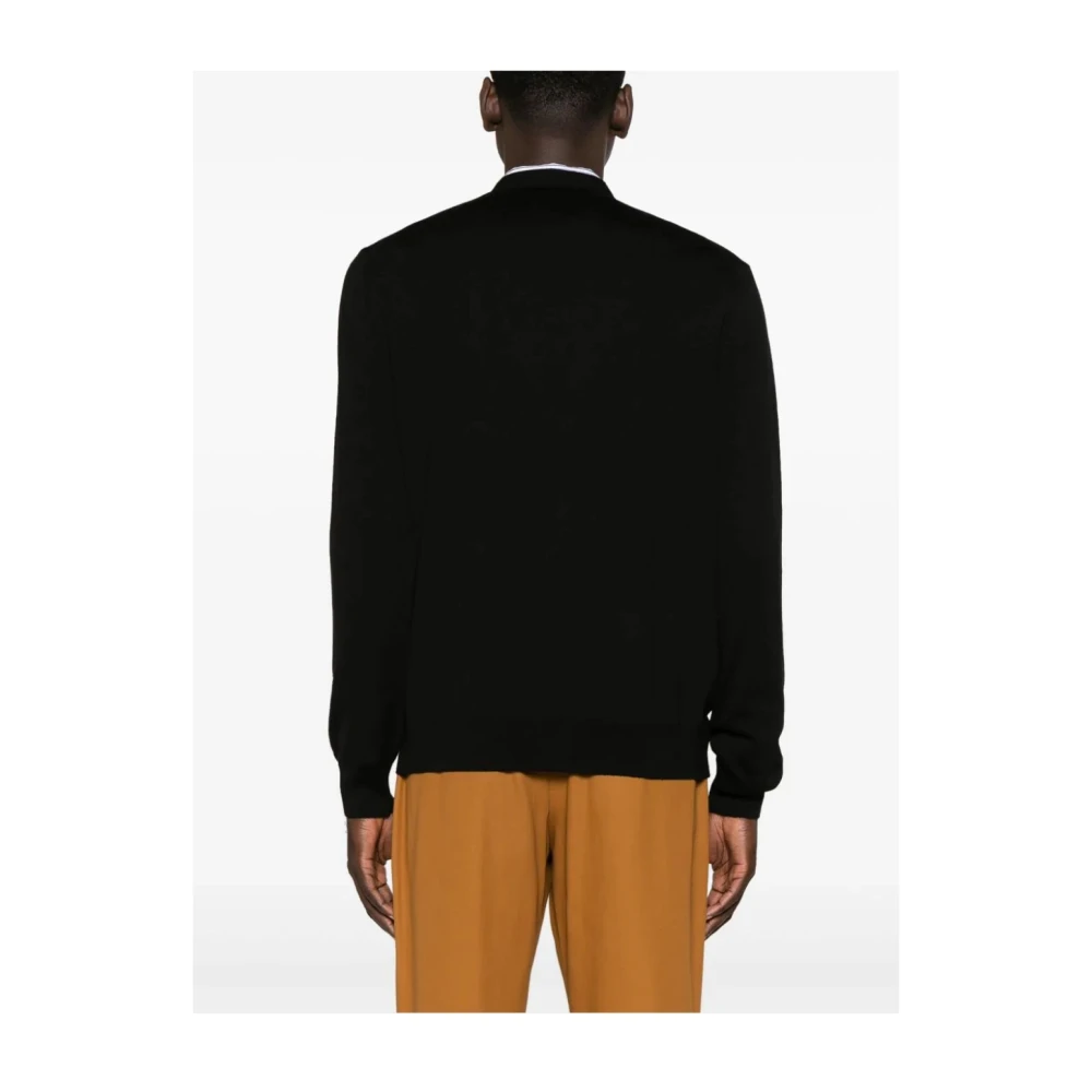 Maison Kitsuné Zwarte Gebreide Kleding voor Mannen Black Heren