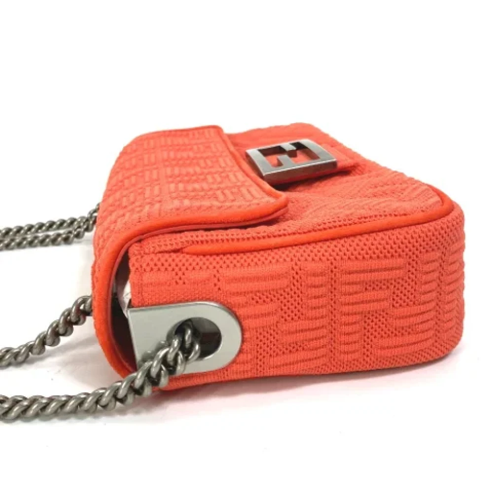 Fendi Vintage Pre-owned Canvas fendi-bags Red Dames