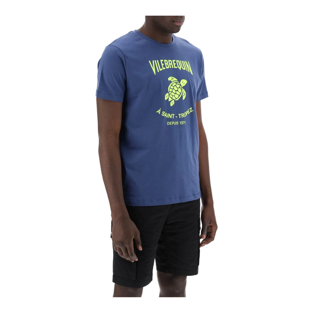 Vilebrequin T-Shirts Blue Heren