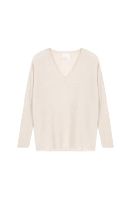 V-ringad ponchosweater