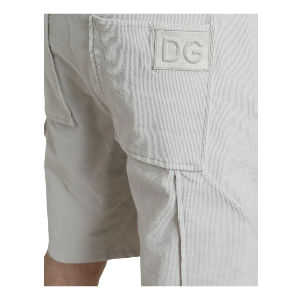 Dolce & Gabbana Long Shorts Beige Heren