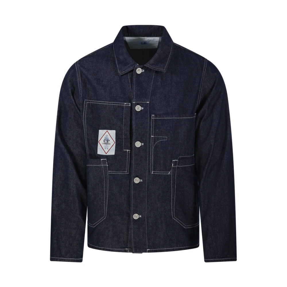 C.P. Company Denim Core Jack Blue Heren