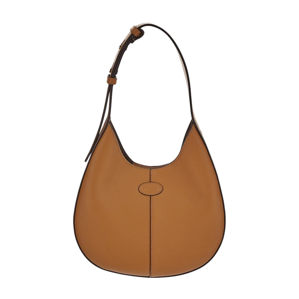 TOD'S Leren Hobo Tas Brown Dames