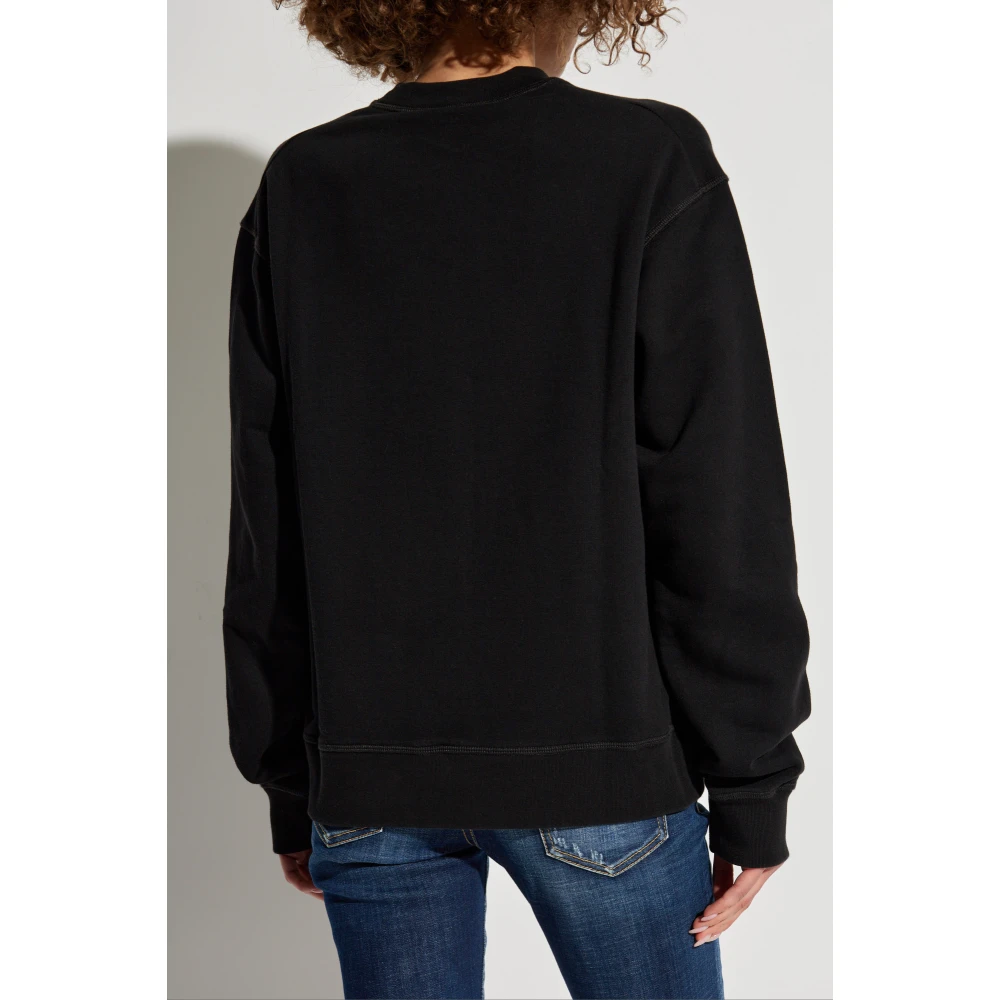 Dsquared2 Sweatshirt met vintage-effect Black Dames