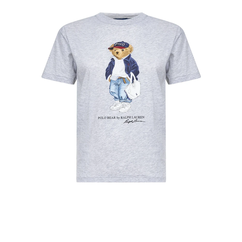 Polo Ralph Lauren Women's Gray T-Shirts And Polos