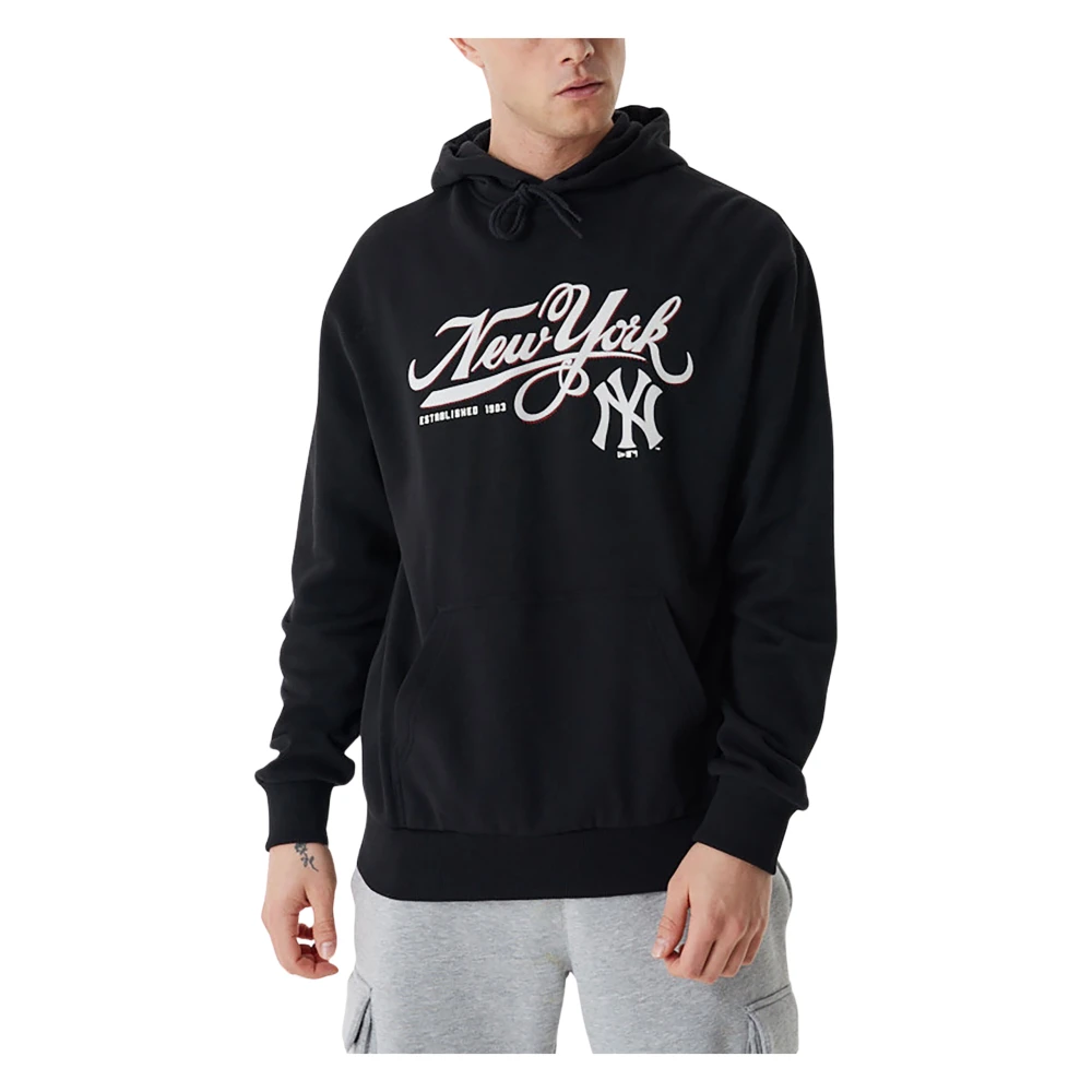 New era New York Yankees Hoodie Black Heren