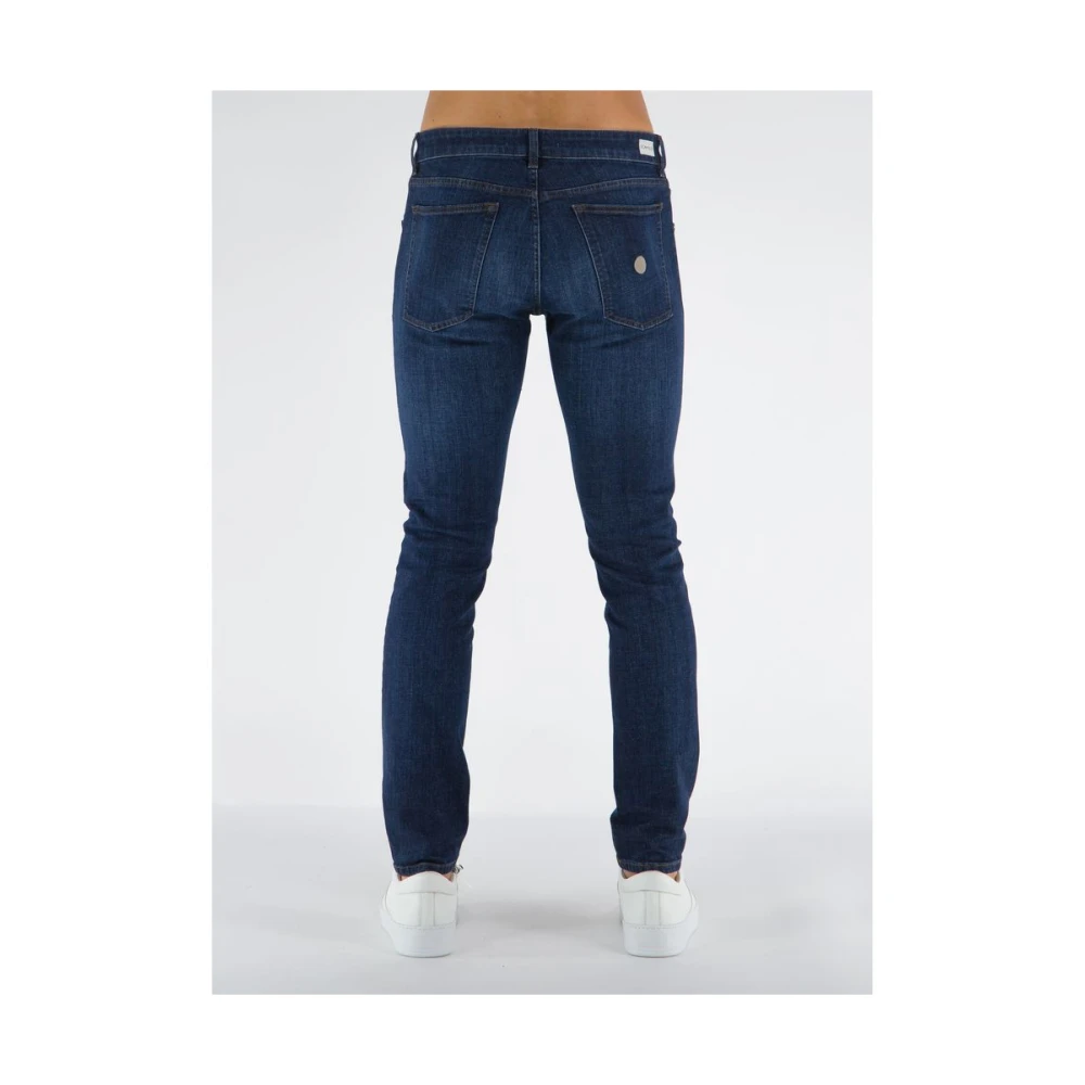 Don The Fuller Elegante Donkerblauwe Slim Fit Jeans Blue Heren