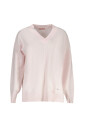 pull-rose-en-acrylique-col-en-v-femme